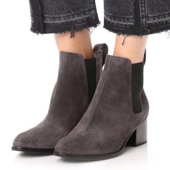 rag & bone Shoes - rag & bone Walker Chelsea Boots - Gray Nubuck